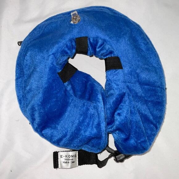 E- KOMG Blue Medium Inflatable Donut Collar For Injuries Rashes And Post Surgery - Picture 3 of 5